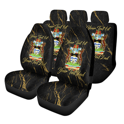 Antigua And Barbuda Car Seat Covers Luxury Marble Style Car Accessories