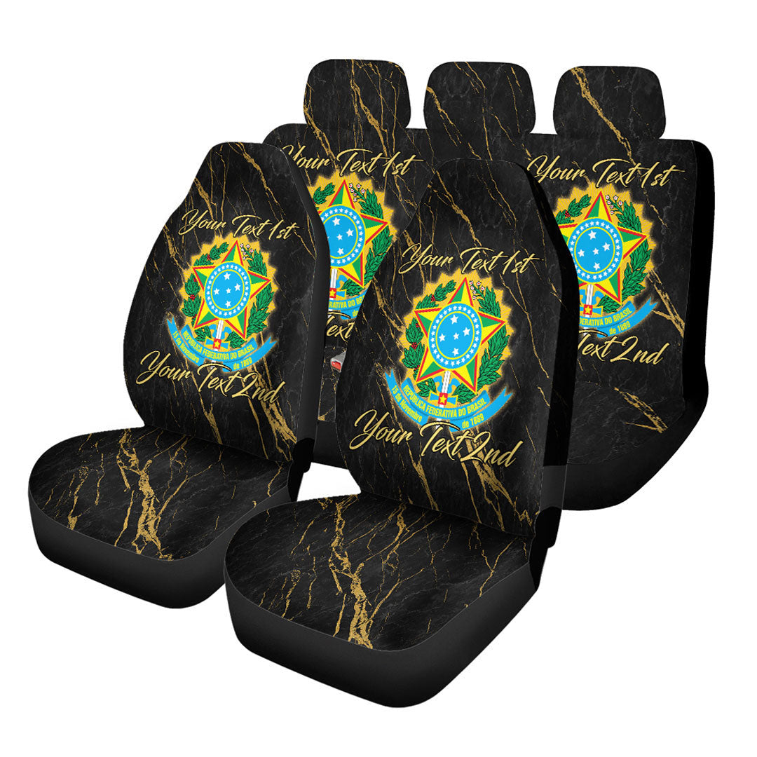 Brazil Car Seat Covers Luxury Marble Style Car Accessories