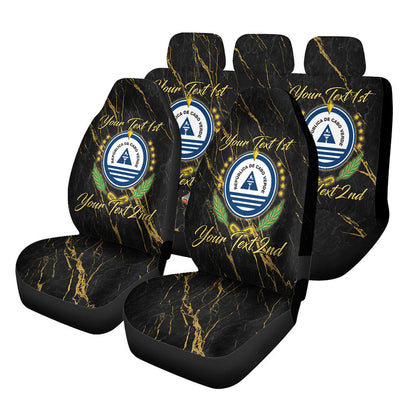 Cape Verde Car Seat Covers Luxury Marble Style Car Accessories