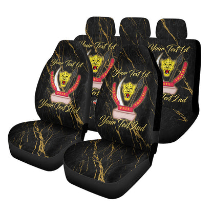 Democratic Republic Of The Congo Car Seat Covers Luxury Marble Style Car Accessories