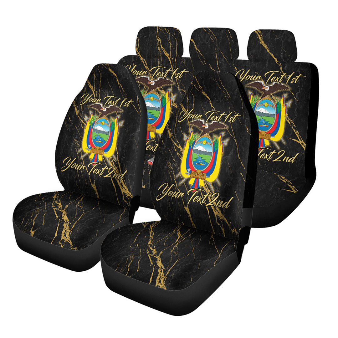 Ecuador Car Seat Covers Luxury Marble Style Car Accessories