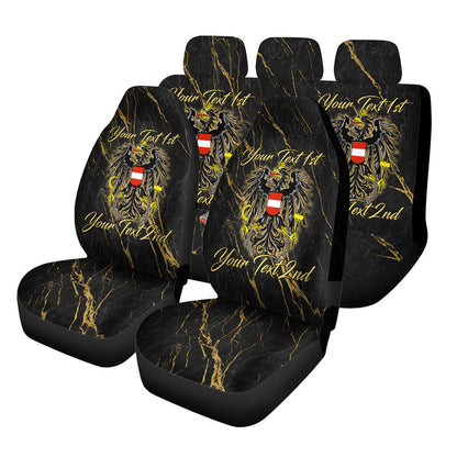 Austria Car Seat Covers Luxury Marble Style Car Accessories
