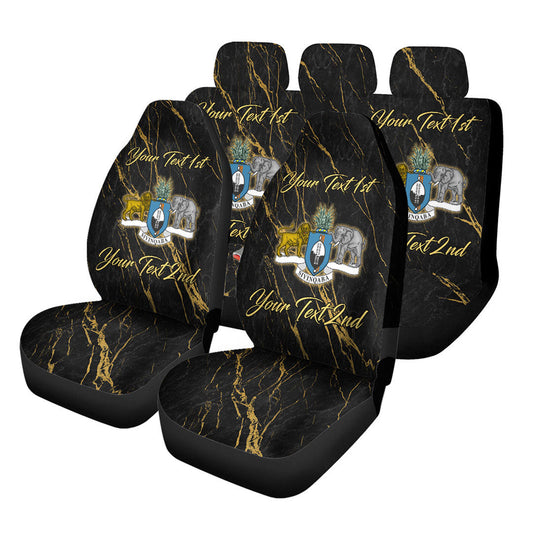 Eswatini Car Seat Covers Luxury Marble Style Car Accessories