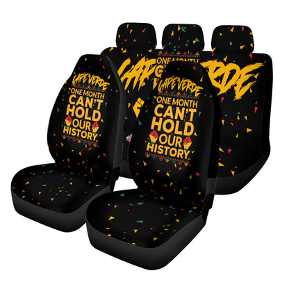 Cape Verde Car Seat Covers One Month Can'T Hold Our History
