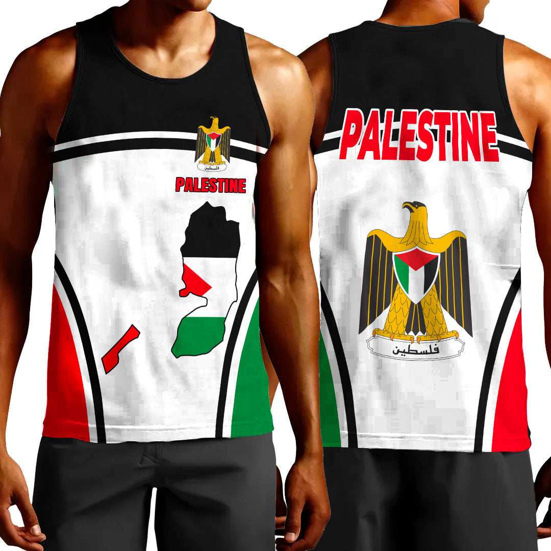 Clothing Palestine Tank Top Active Flag