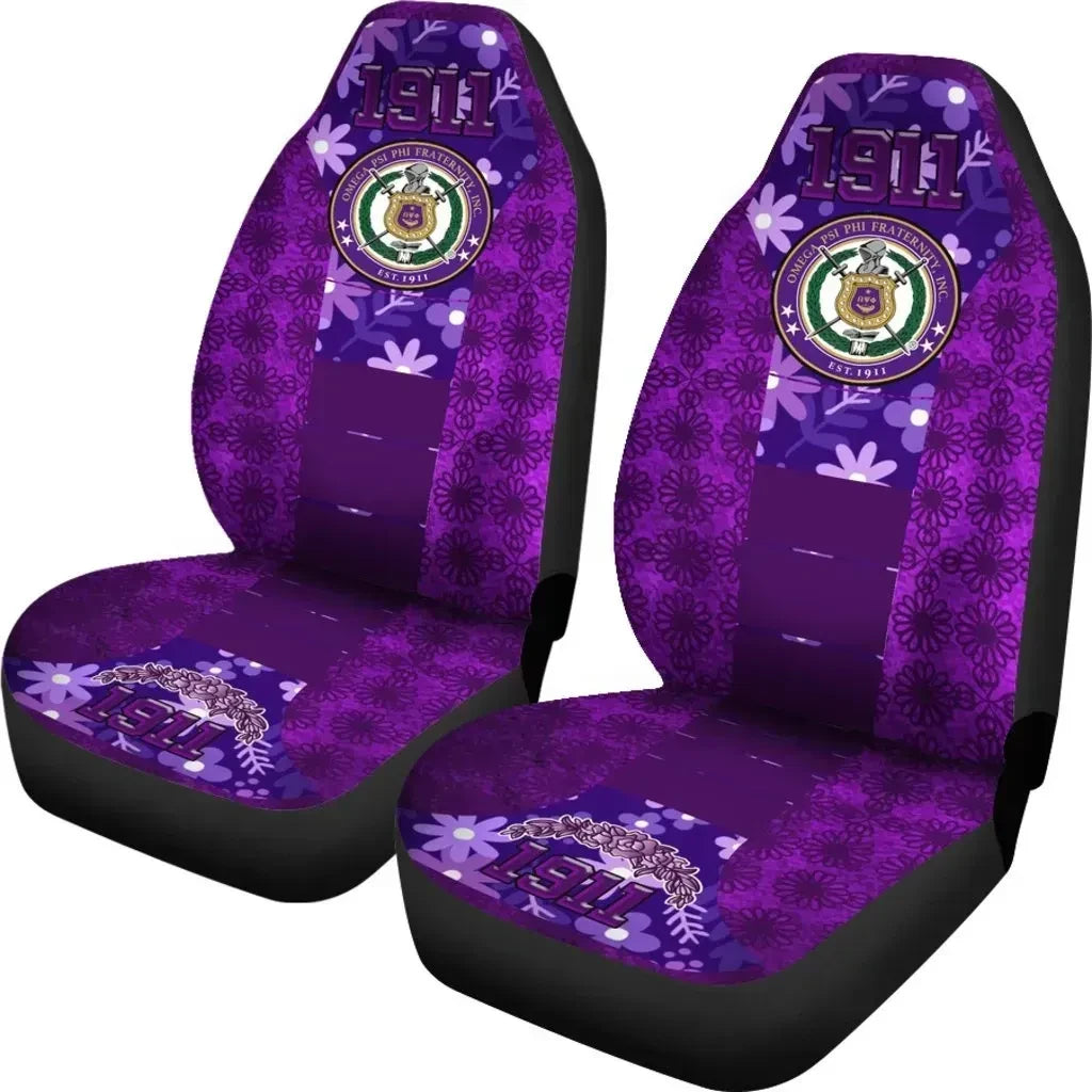 Maori 2021 Car Seat Covers Purple Aotearoa Tattoo