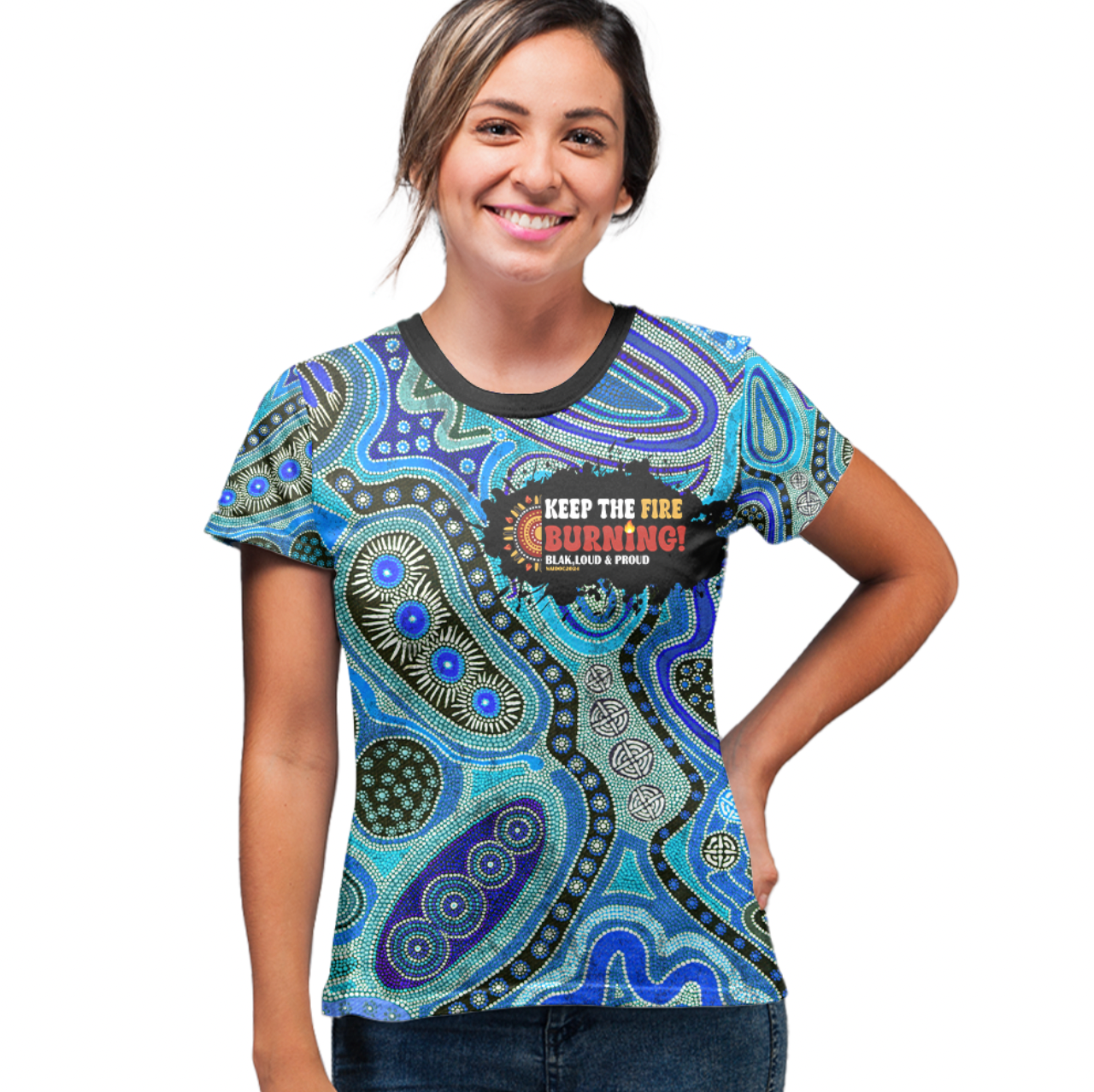 Australia Naidoc 2024 Aboriginal Dot Painting T Shirt