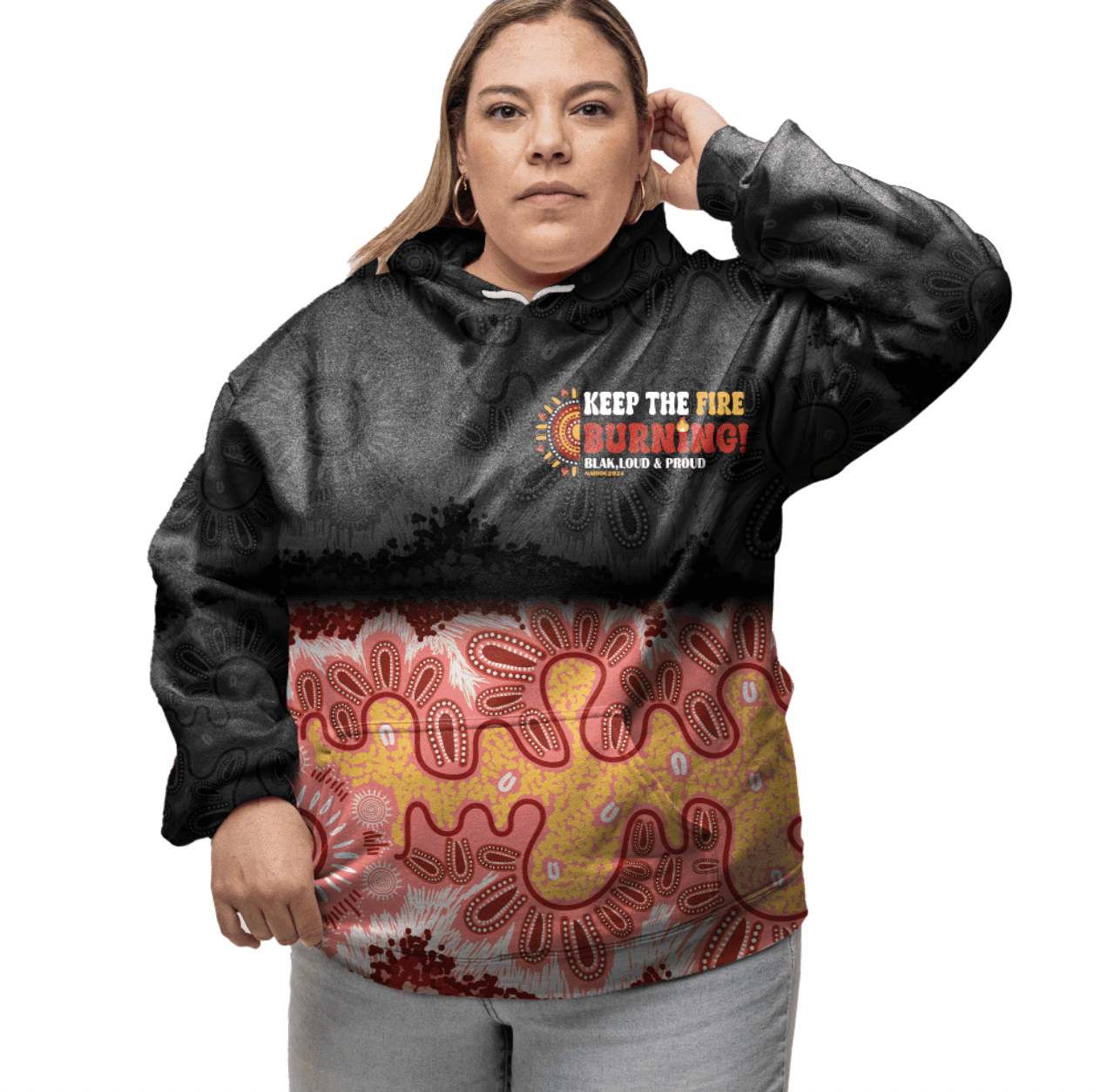 Australia Naidoc 2024 Contemporary Aboriginal Hoodie