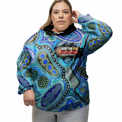Australia Naidoc 2024 Aboriginal Dot Painting Hoodie