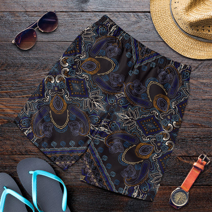 Paisley Bandana Pattern Seamless Men Short