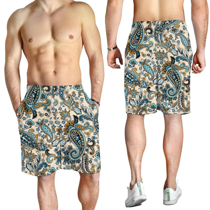 Paisley Bandana Pattern Seamless Men Short
