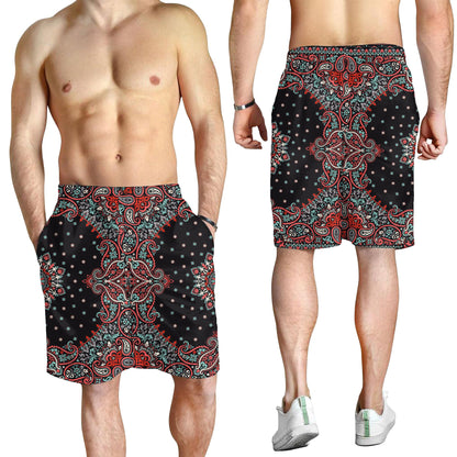 Paisley Bandana Pattern Seamless Men Short