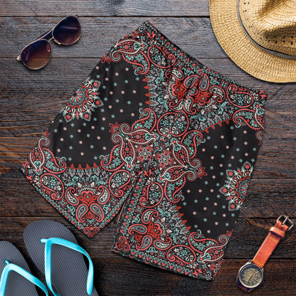 Paisley Bandana Pattern Seamless Men Short