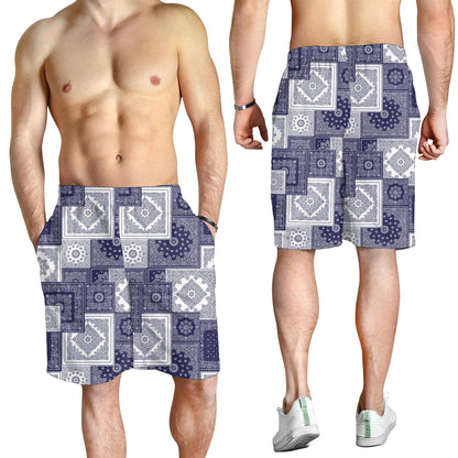 Paisley Bandana Pattern Seamless Men Short