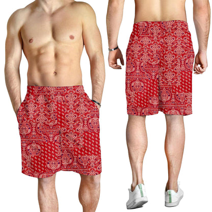 Paisley Bandana Pattern Seamless Men Short