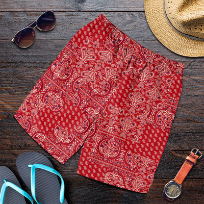 Paisley Bandana Pattern Seamless Men Short