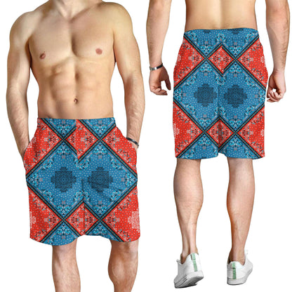 Paisley Bandana Pattern Seamless Men Short