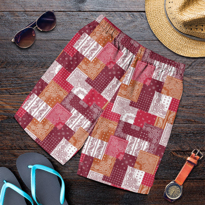 Paisley Bandana Pattern Seamless Men Short