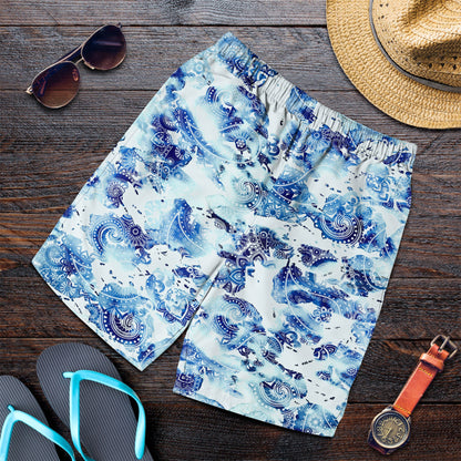 Paisley Bandana Pattern Seamless Men Short