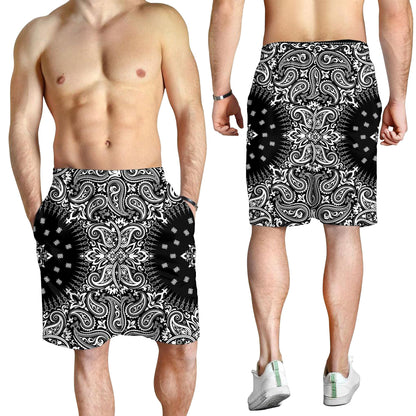 Paisley Bandana Pattern Seamless Men Short