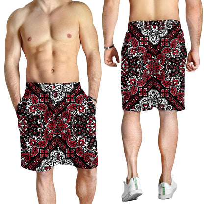 Paisley Bandana Pattern Seamless Men Short