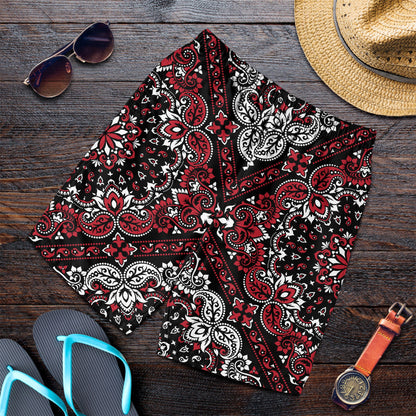 Paisley Bandana Pattern Seamless Men Short