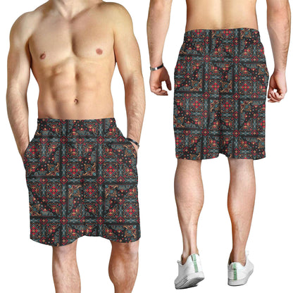 Paisley Bandana Pattern Seamless Men Short