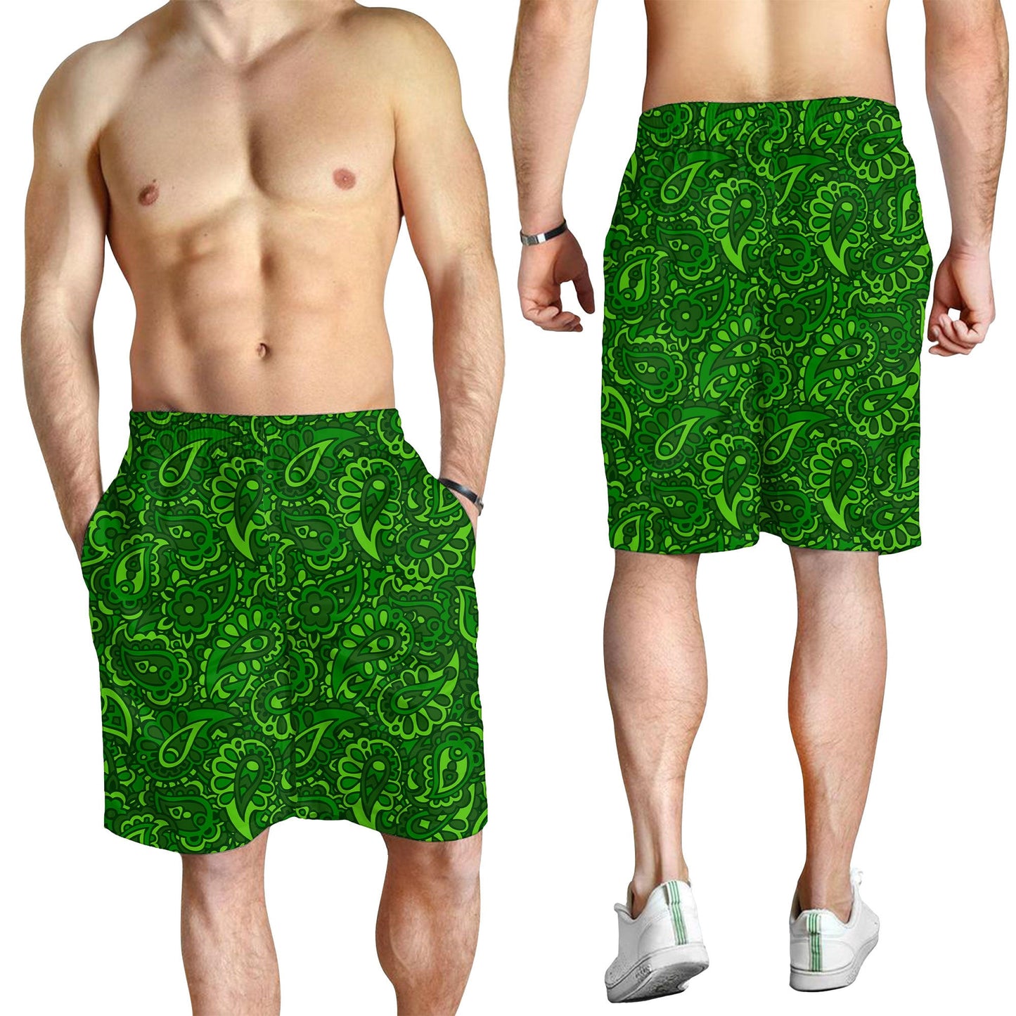 Paisley Bandana Pattern Seamless Men Short