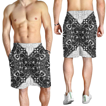 Paisley Bandana Pattern Seamless Men Short