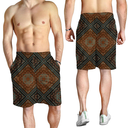 Paisley Bandana Pattern Seamless Men Short