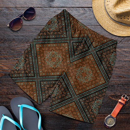 Paisley Bandana Pattern Seamless Men Short