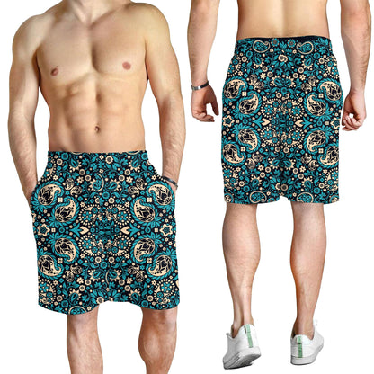 Paisley Bandana Pattern Seamless Men Short