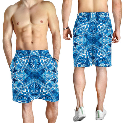 Paisley Bandana Pattern Seamless Men Short