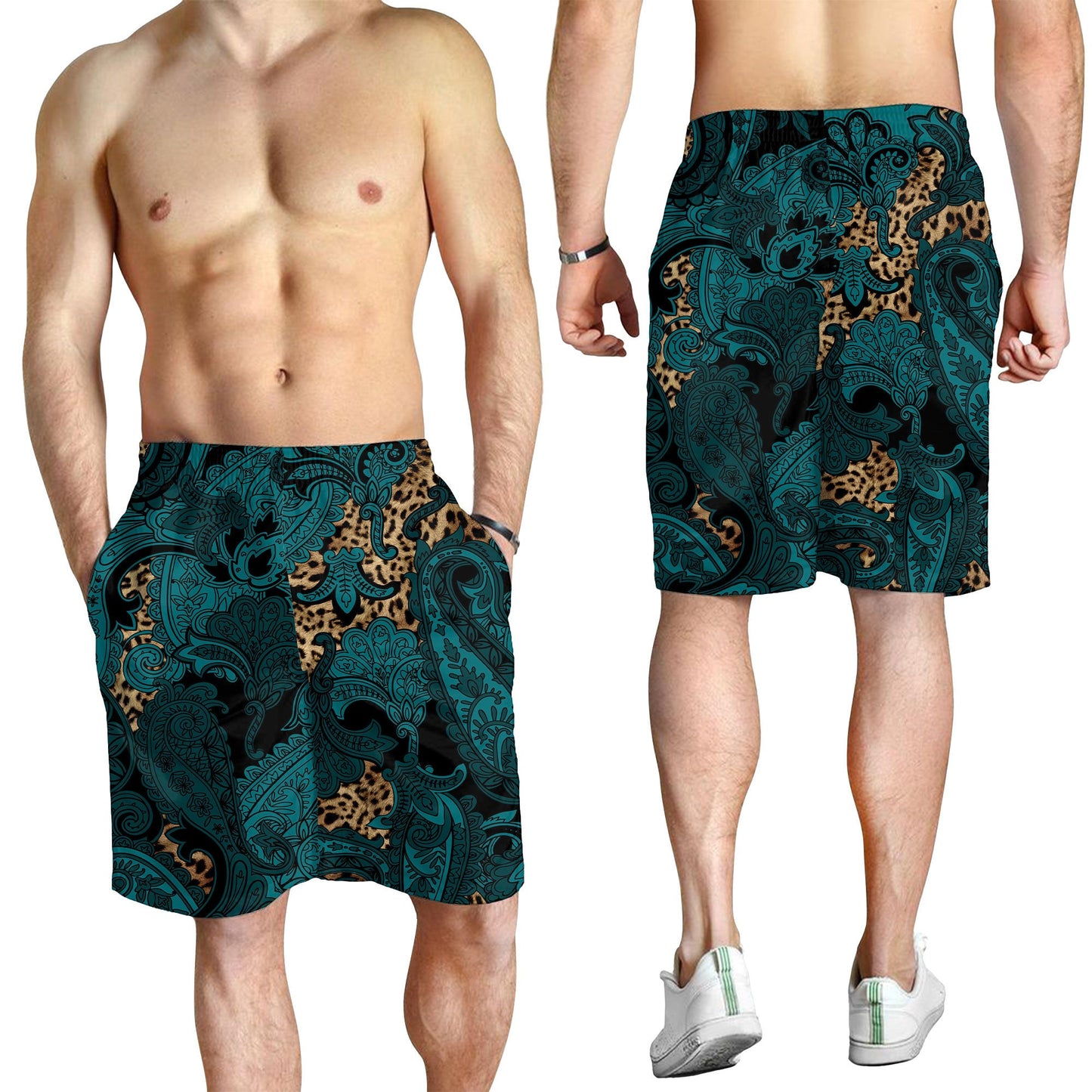 Paisley Bandana Pattern Seamless Men Short