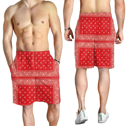 Paisley Bandana Pattern Seamless Men Short