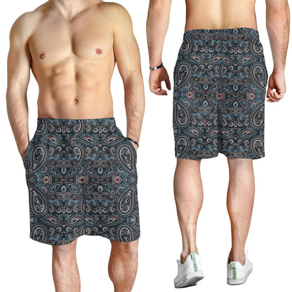 Paisley Bandana Pattern Seamless Men Short