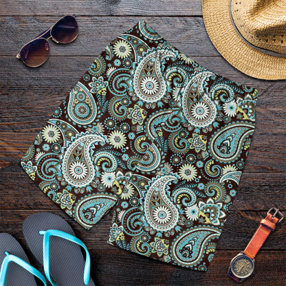 Paisley Bandana Pattern Seamless Men Short