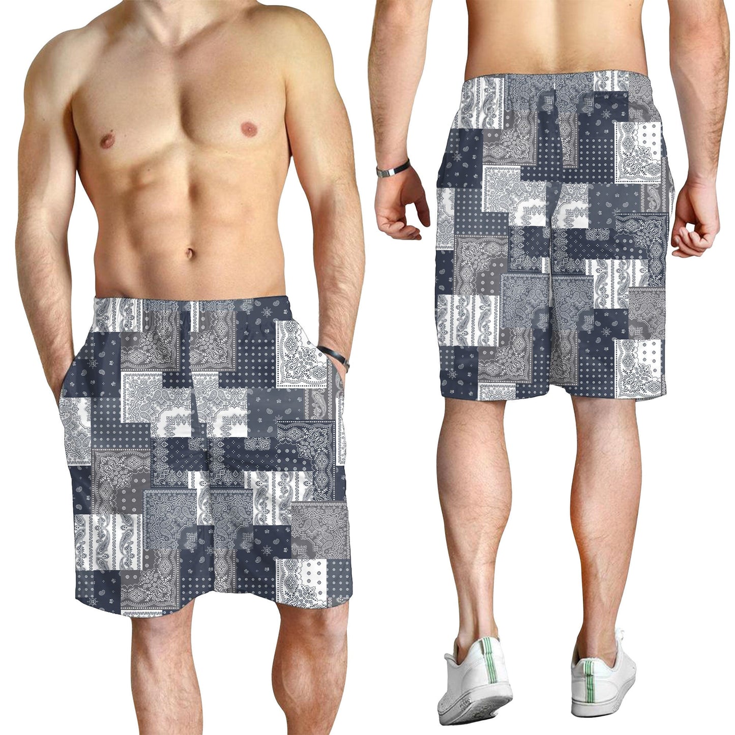 Paisley Bandana Pattern Seamless Men Short