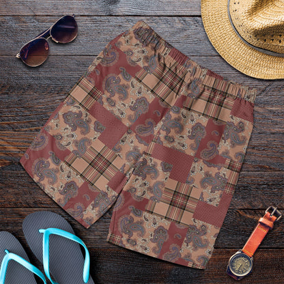 Paisley Bandana Pattern Seamless Men Short