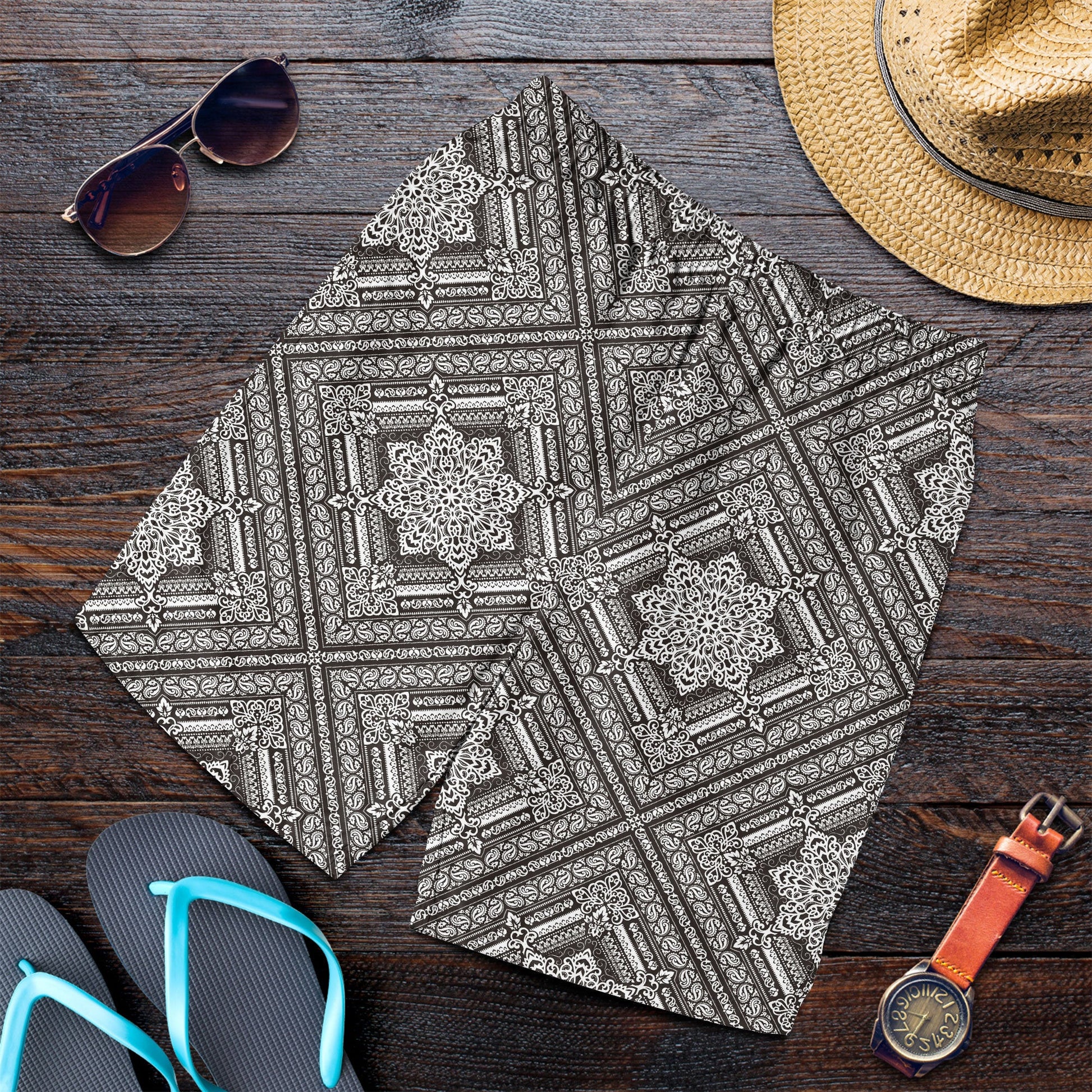 Paisley Bandana Pattern Seamless Men Short