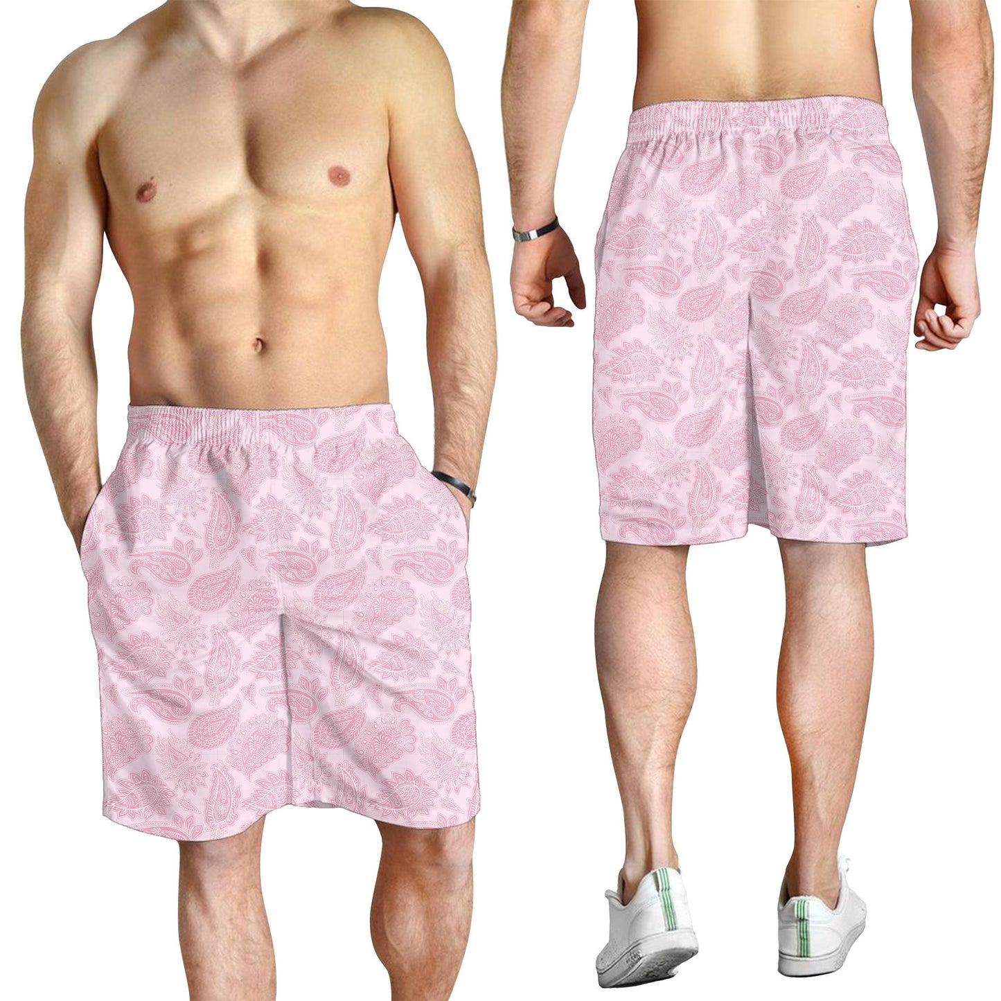 Paisley Bandana Pattern Seamless Men Short