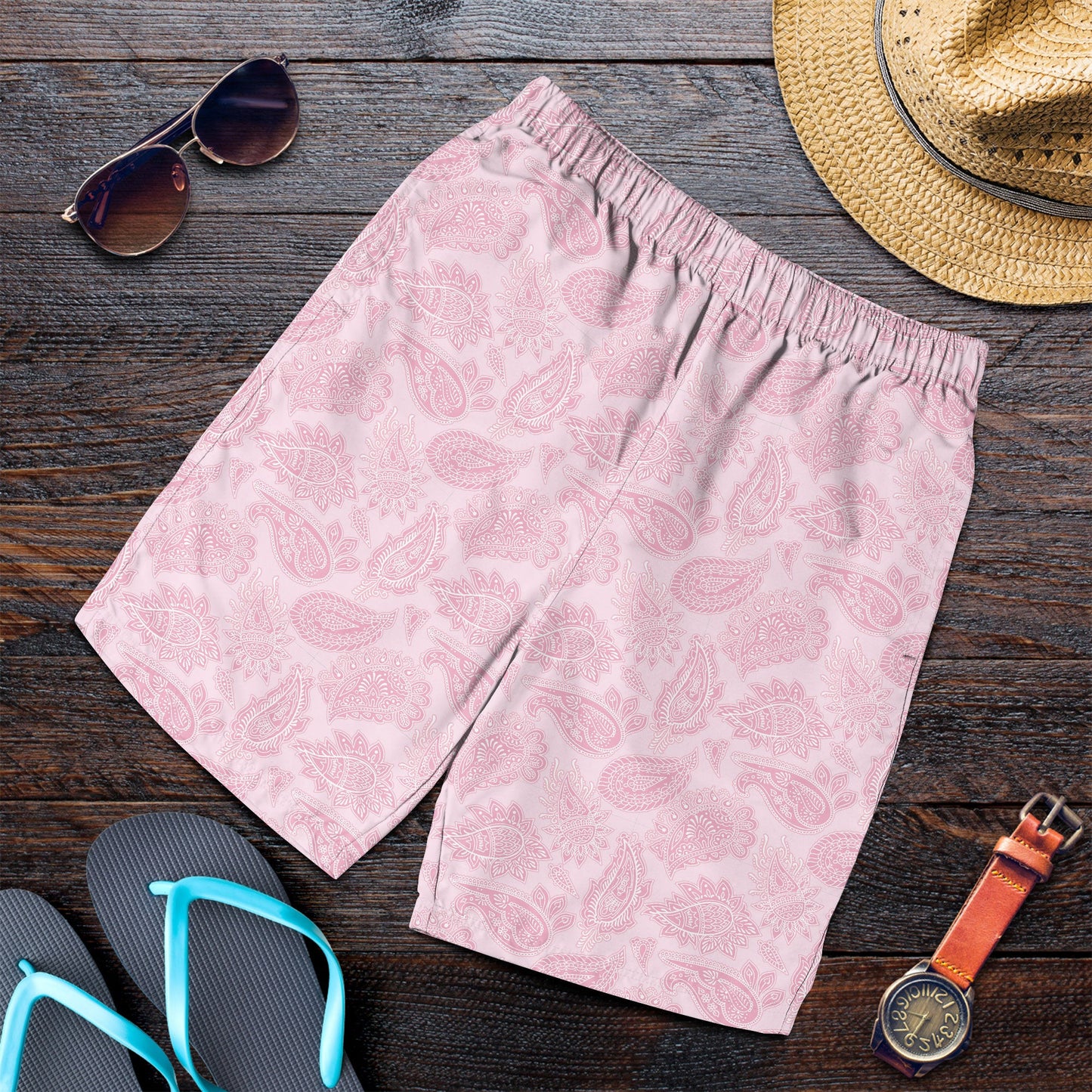 Paisley Bandana Pattern Seamless Men Short