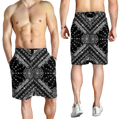 Paisley Bandana Pattern Seamless Men Short