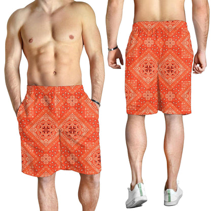 Paisley Bandana Pattern Seamless Men Short