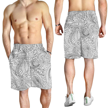 Paisley Bandana Pattern Seamless Men Short