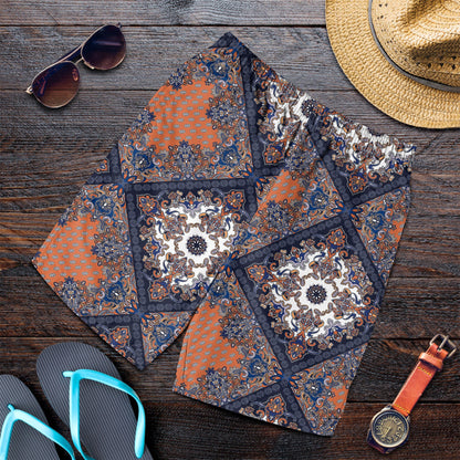 Paisley Bandana Pattern Seamless Men Short