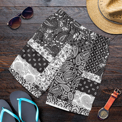 Paisley Bandana Pattern Seamless Men Short