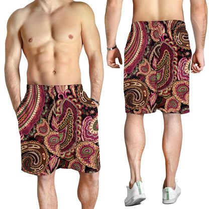 Paisley Bandana Pattern Seamless Men Short