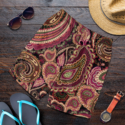 Paisley Bandana Pattern Seamless Men Short