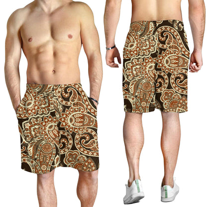 Paisley Bandana Pattern Seamless Men Short